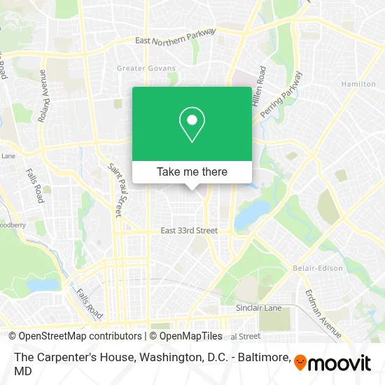 The Carpenter's House map