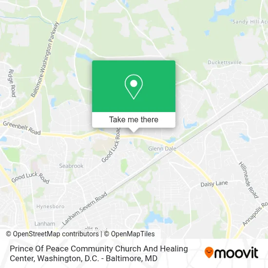 Prince Of Peace Community Church And Healing Center map