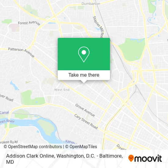 Addison Clark Online map