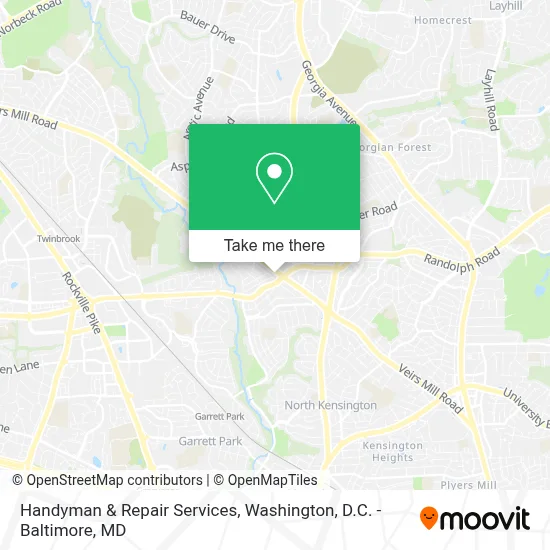 Handyman & Repair Services map