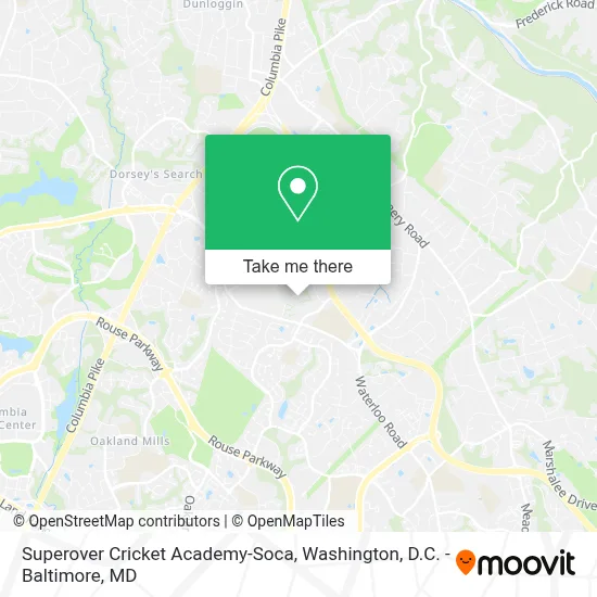 Superover Cricket Academy-Soca map