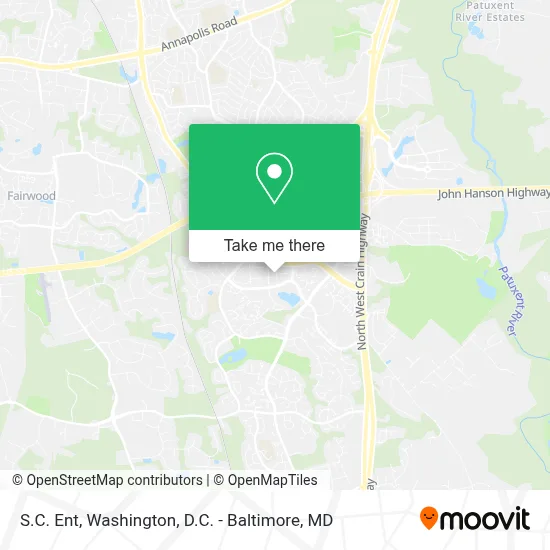 S.C. Ent map