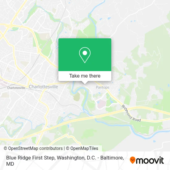 Blue Ridge First Step map
