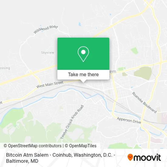 Bitcoin Atm Salem - Coinhub map