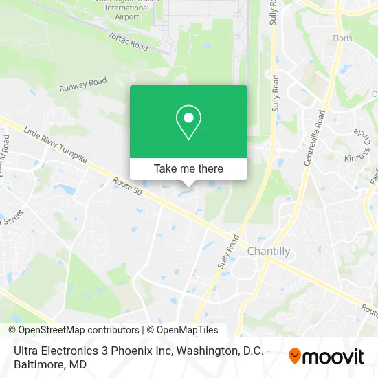 Ultra Electronics 3 Phoenix Inc map