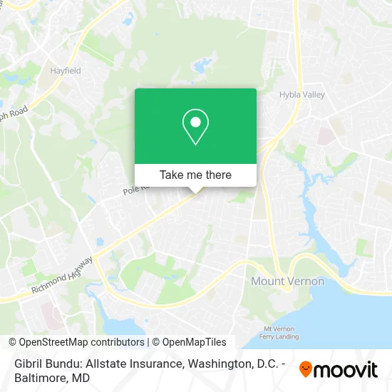 Gibril Bundu: Allstate Insurance map