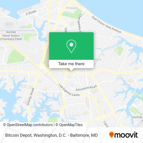 Bitcoin Depot map