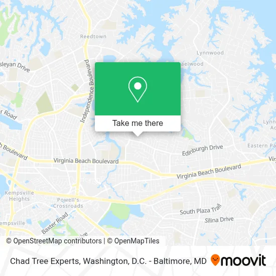 Chad Tree Experts map