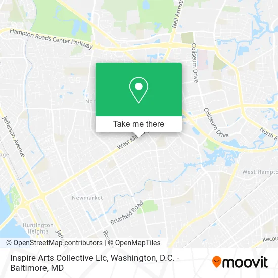 Inspire Arts Collective Llc map