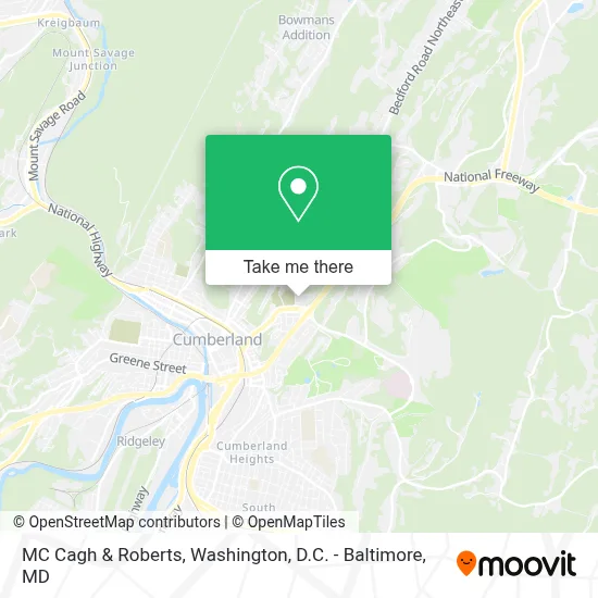 MC Cagh & Roberts map