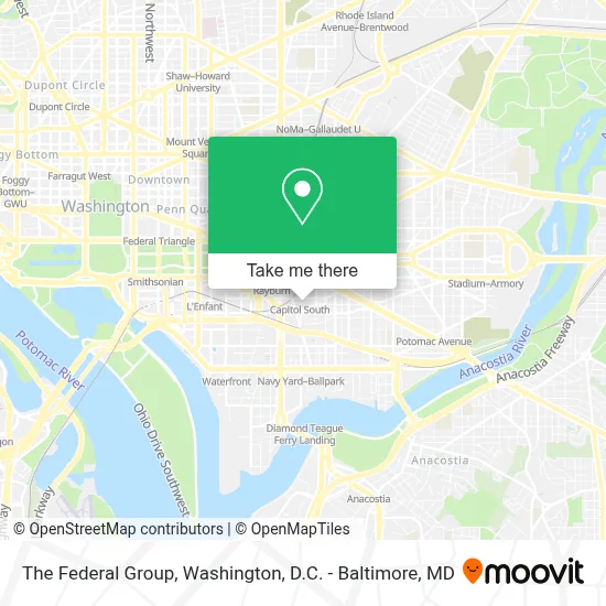 The Federal Group map