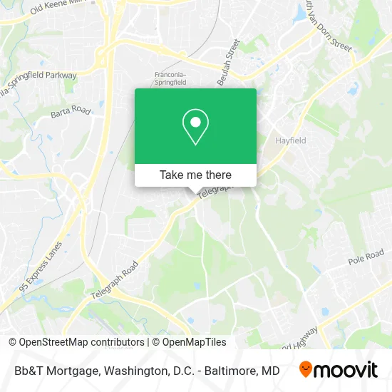 Bb&T Mortgage map