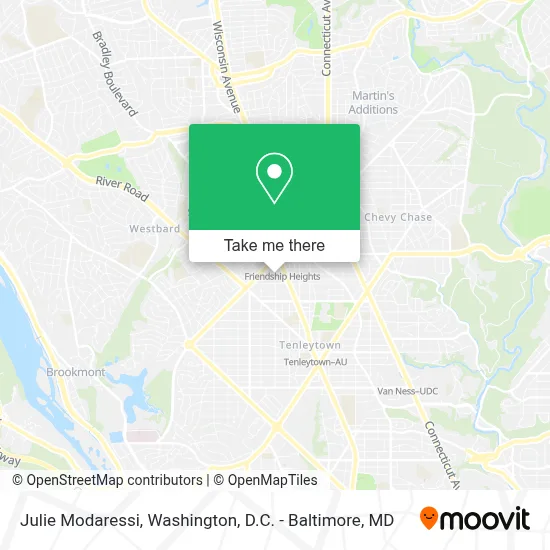 Julie Modaressi map