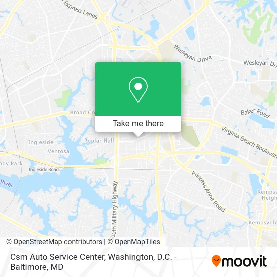 Csm Auto Service Center map