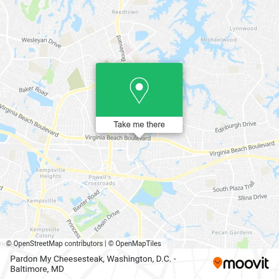 Pardon My Cheesesteak map