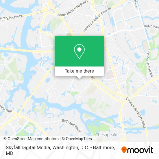 Skyfall Digital Media map