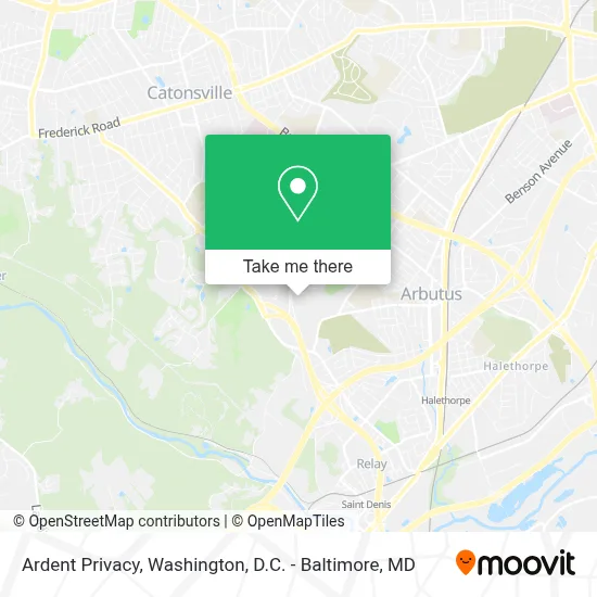 Ardent Privacy map