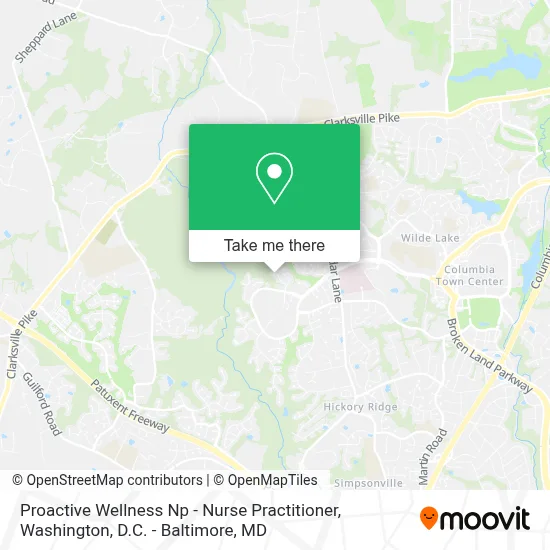 Proactive Wellness Np - Nurse Practitioner map