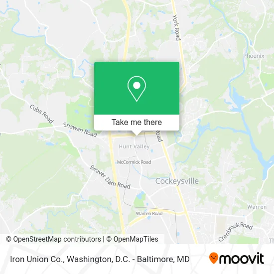 Iron Union Co. map