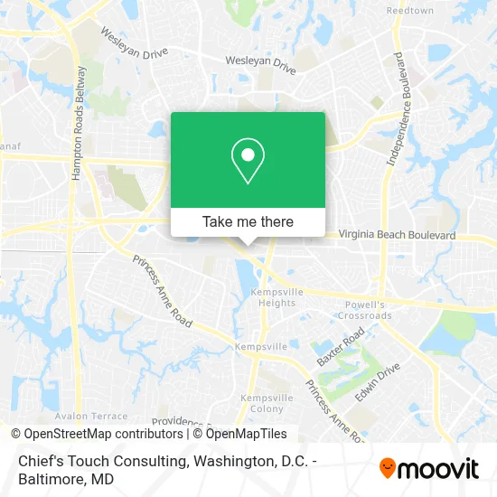 Chief's Touch Consulting map