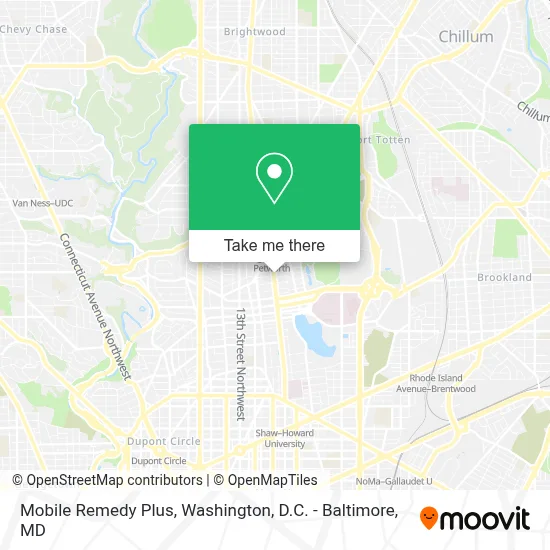 Mobile Remedy Plus map