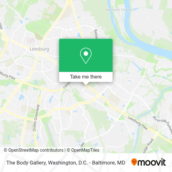 The Body Gallery map