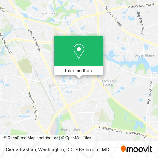 Cierra Bastian map