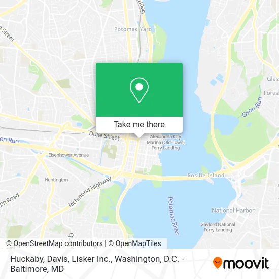 Huckaby, Davis, Lisker Inc. map