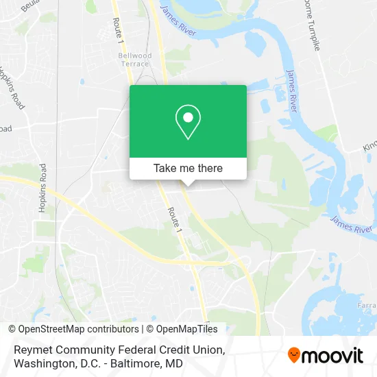 Reymet Community Federal Credit Union map