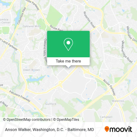 Anson Walker map
