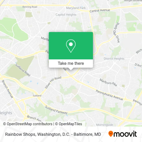 Rainbow Shops map