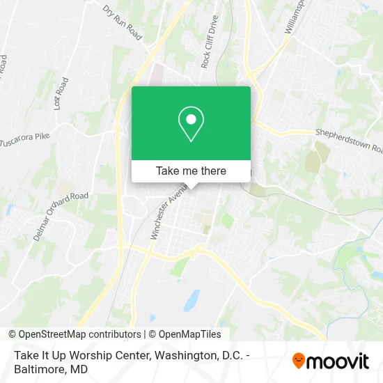 Take It Up Worship Center map