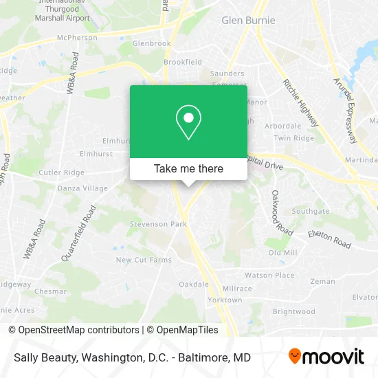 Sally Beauty map