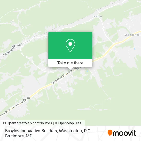 Broyles Innovative Builders map