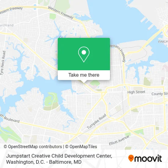 Jumpstart Creative Child Development Center map