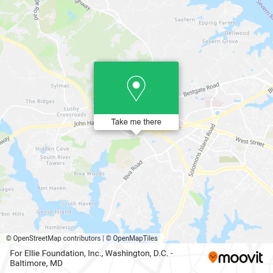 For Ellie Foundation, Inc. map