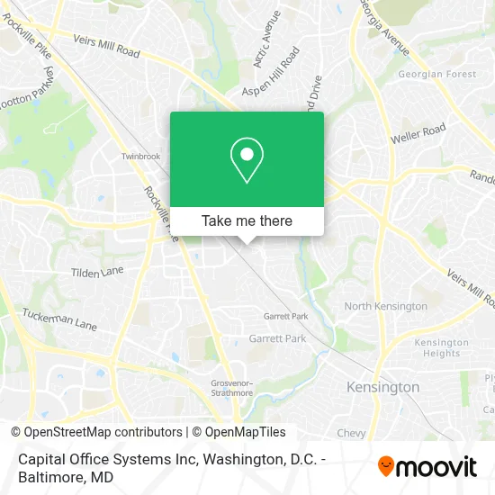 Capital Office Systems Inc map