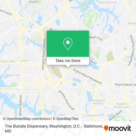 The Bundle Dispensary map