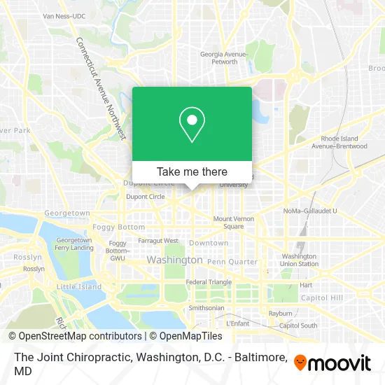 The Joint Chiropractic map