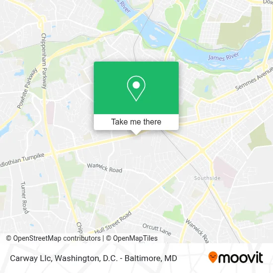 Carway Llc map
