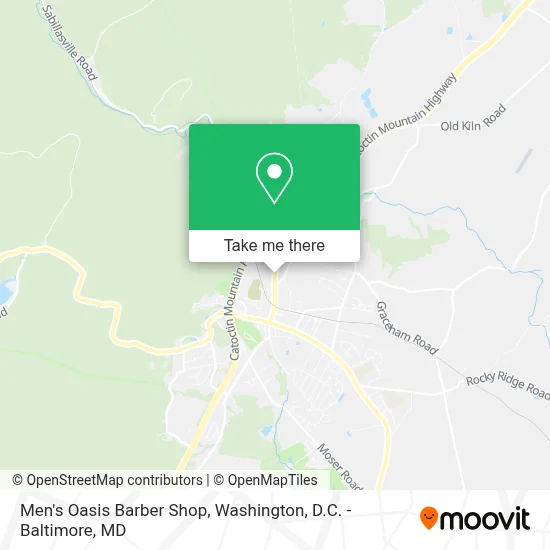 Men's Oasis Barber Shop map