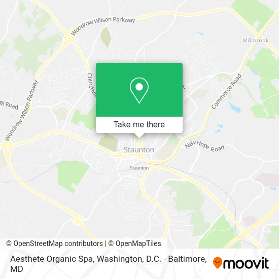 Aesthete Organic Spa map