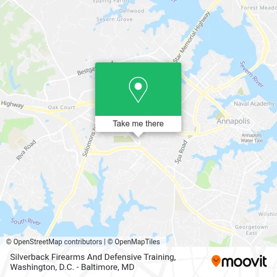 Silverback Firearms And Defensive Training map
