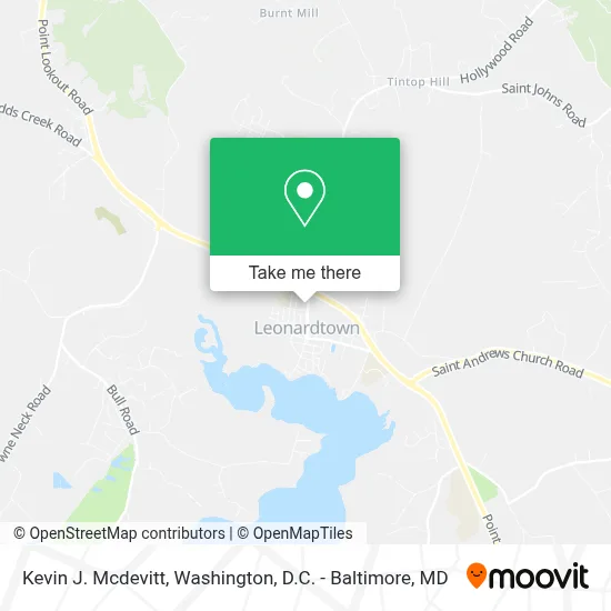 Kevin J. Mcdevitt map