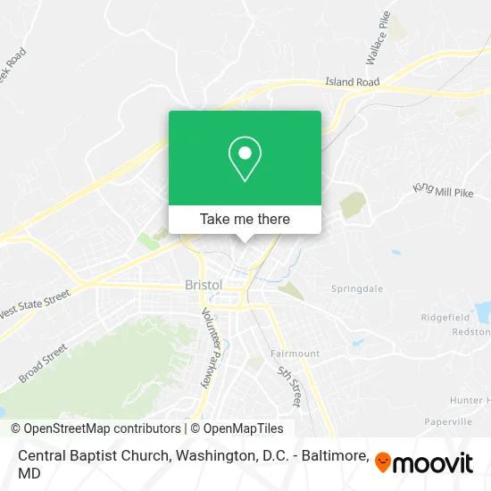 Central Baptist Church map