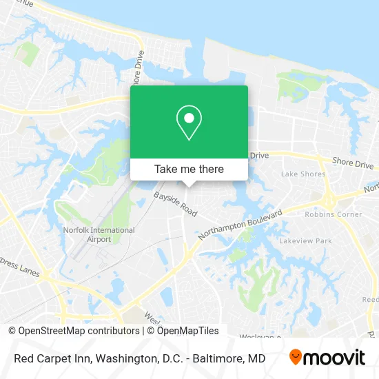 Red Carpet Inn map