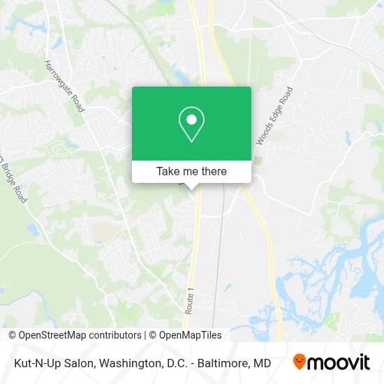 Kut-N-Up Salon map
