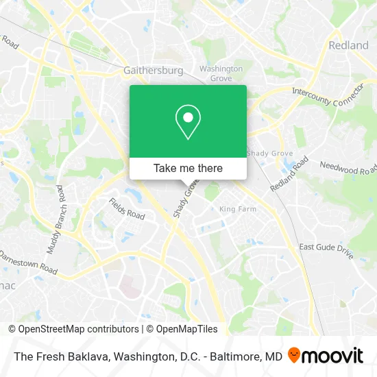 The Fresh Baklava map
