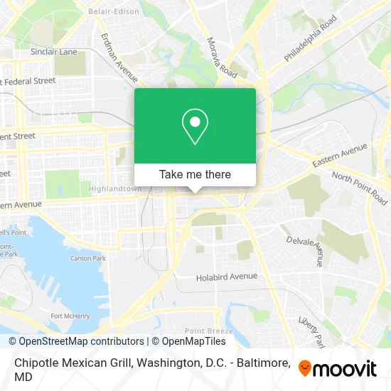 Chipotle Mexican Grill map