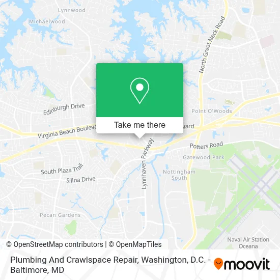 Plumbing And Crawlspace Repair map
